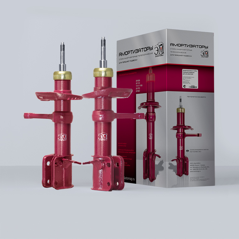 Амортизаторные стойки передней подвески для ВАЗ 1119