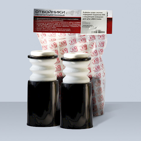 Буфер хода сжатия передней подвески ЭМ с защитным кожухом в сборе для LADA Vesta