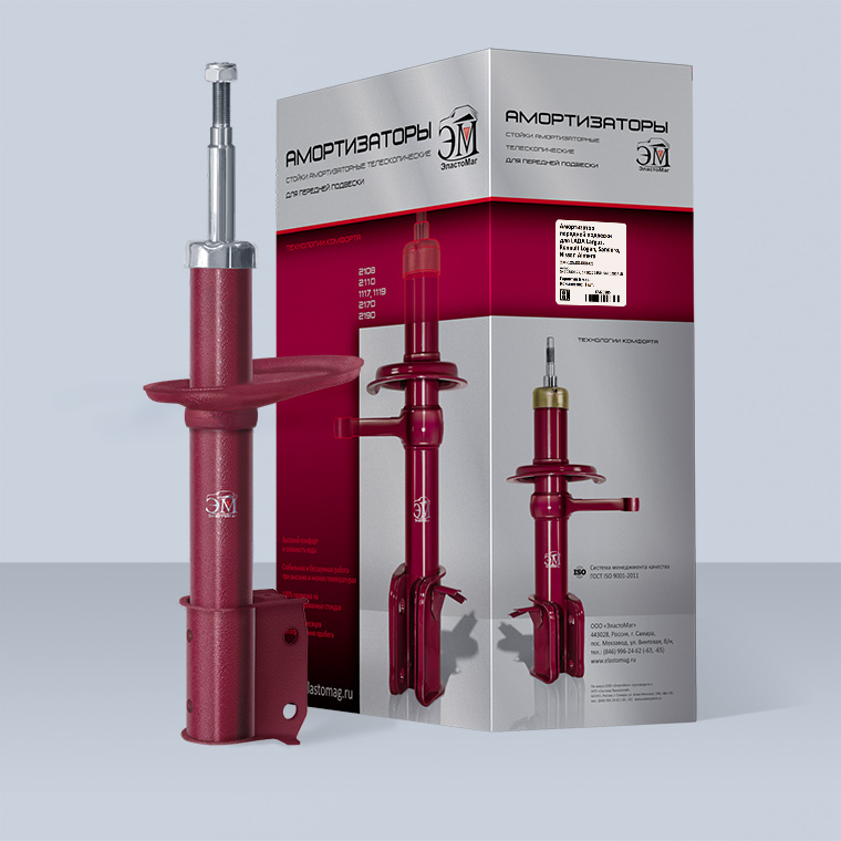 Амортизатор передней подвески для Renault Logan, Sandero, Nissan Almera, Lada Largus