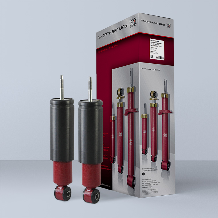 Амортизатор задней подвески для UAZ Patriot (UAZ Hunter, УАЗ 469 передней-задней подвески)