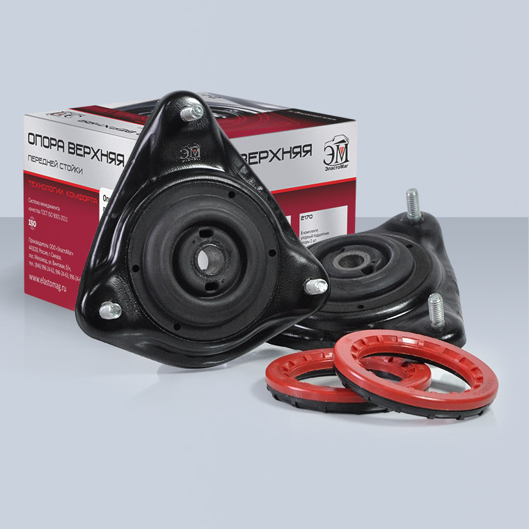 Опора стойки передней ЭМ для а/м с ЭУР ВАЗ 2190, Datsun