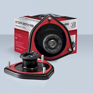 Опора стойки передней ЭМ без подшипника для ВАЗ 1118 c ЭУР (1118-2902821)