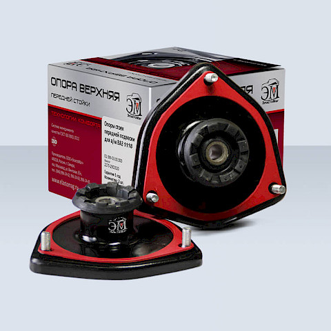 Опора стойки передней ЭМ без подшипника для ВАЗ 1118