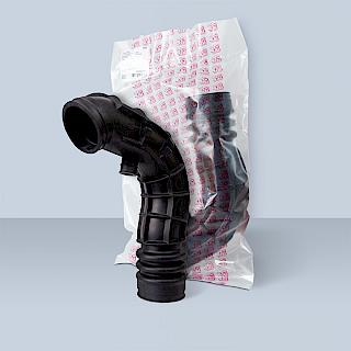 Патрубок воздушного фильтра для ВАЗ 2190, 1117-1119, Калина 2 с 16-кл. дв. с держателями