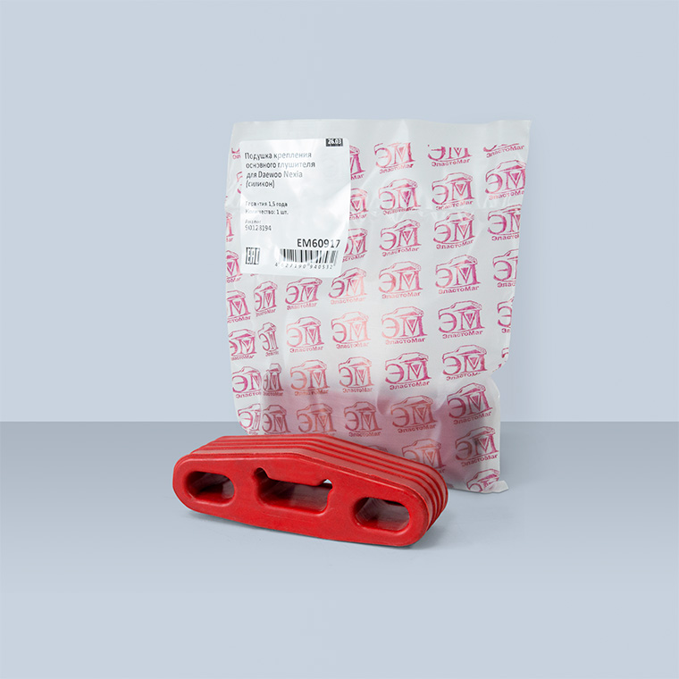 Подушка крепления основного глушителя ЭМ для Daewoo Nexia (силикон)